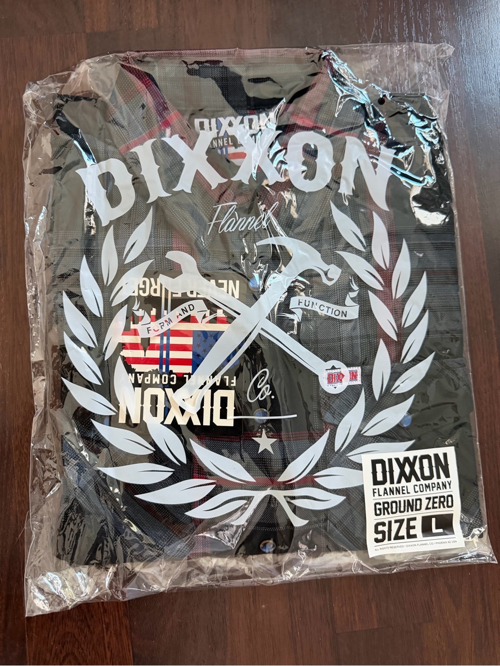 DIXXON Flannel Ground Zero Size Large Limited Run